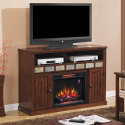 ELECTRIC FIREPLACE WITH TV, MEDIA CONSOLES AMP; ENTERTAINMENT