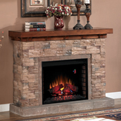 Electric fireplaces stone