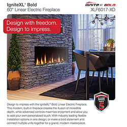 60" IgniteXL Bold Built-in Linear Electric Fireplace - Dimplex