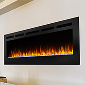 84" Allusion Linear Electric Fireplace - HHT SimpliFire