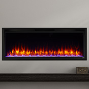 50" Allusion Platinum Linear Electric Fireplace - HHT SimpliFire