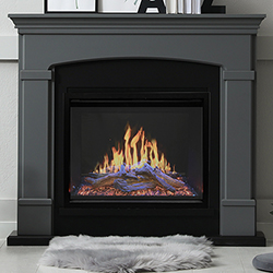 26" Orion Heliovision Traditional Fireplace - Modern Flames