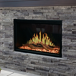 36" Orion Heliovision Traditional Fireplace - Modern Flames