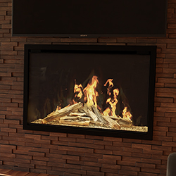 54" Orion Heliovision Traditional Fireplace - Modern Flames