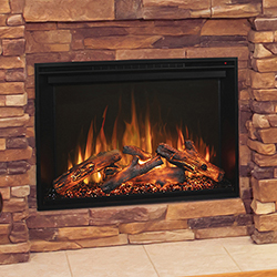 30" Redstone Traditional Electric Fireplace - Modern Flames