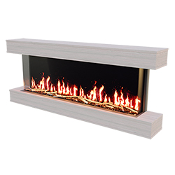 60" Orion Multi Studio Suite Floating Mantel Kit - Modern Flames