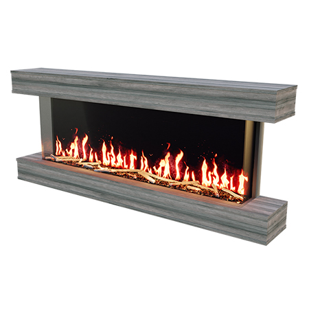 60 Orion Multi Studio Suite Floating Mantel Kit - Modern Flames