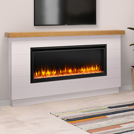 Allusion Platinum Linear Electric Fireplace - SimpliFire