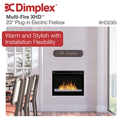 23" Multi-Fire XHD Electric Firebox W/ Acrylic Media - Dimplex