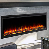 60" Allusion Platinum Linear Electric Fireplace - HHT SimpliFire