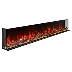 120" Landscape Pro Multi-Sided Linear Electric Fireplace - Modern Flames