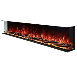 96" Landscape Pro Multi-Sided Linear Electric Fireplace - Modern Flames