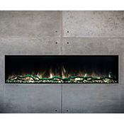 96" LPS Landscape Pro Slim Linear Electric Fireplace - Modern Flames