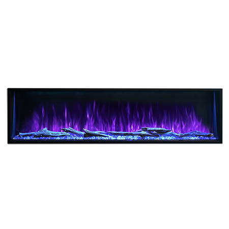 LPS Landscape Pro Slim Linear Electric Fireplace - Modern Flames