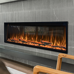68" Landscape Pro Slim Linear Electric Fireplace - Modern Flames