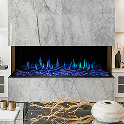 60" Orion Multi-Sided Heliovision Linear Fireplace - Modern Flames