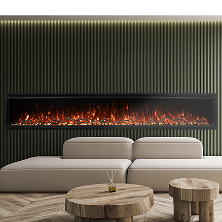 100 Inch Modern Flames Spectrum Slimline Wall Mount 50