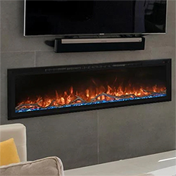 60" Spectrum Slimline Wall Mount Linear Fireplace - Modern Flames