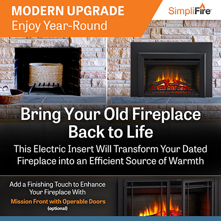 35 Traditional Electric Fireplace Insert - SimpliFire